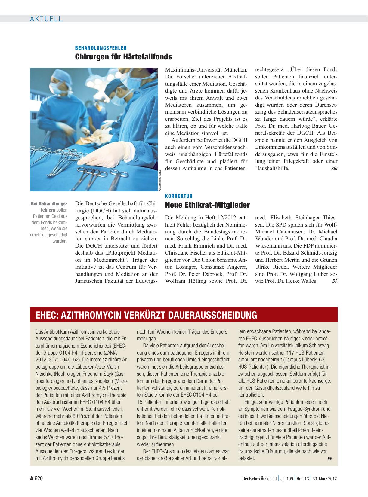 Vorschauseite 1: Korrektur: Neue Ethikrat-Mitglieder