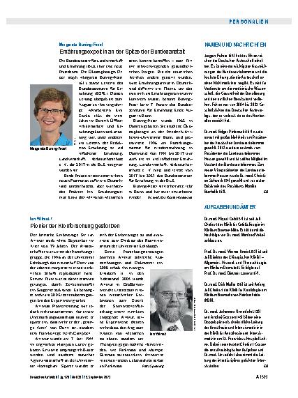Vorschauseite 1: Namen und Nachrichten