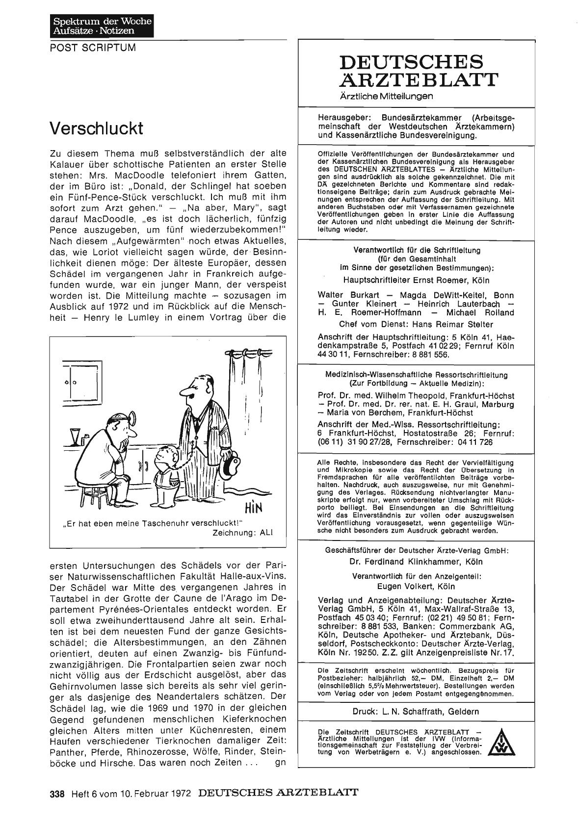Vorschauseite 1: Verschluckt