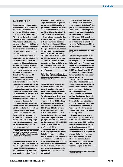Vorschauseite 1: Kurz informiert