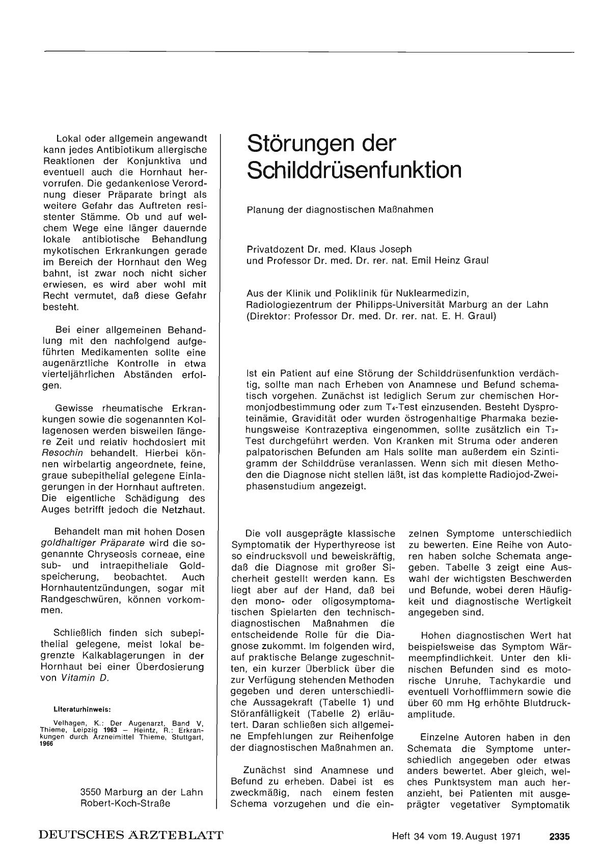 Vorschauseite 1: Störungen der Schilddrüsenfunktion