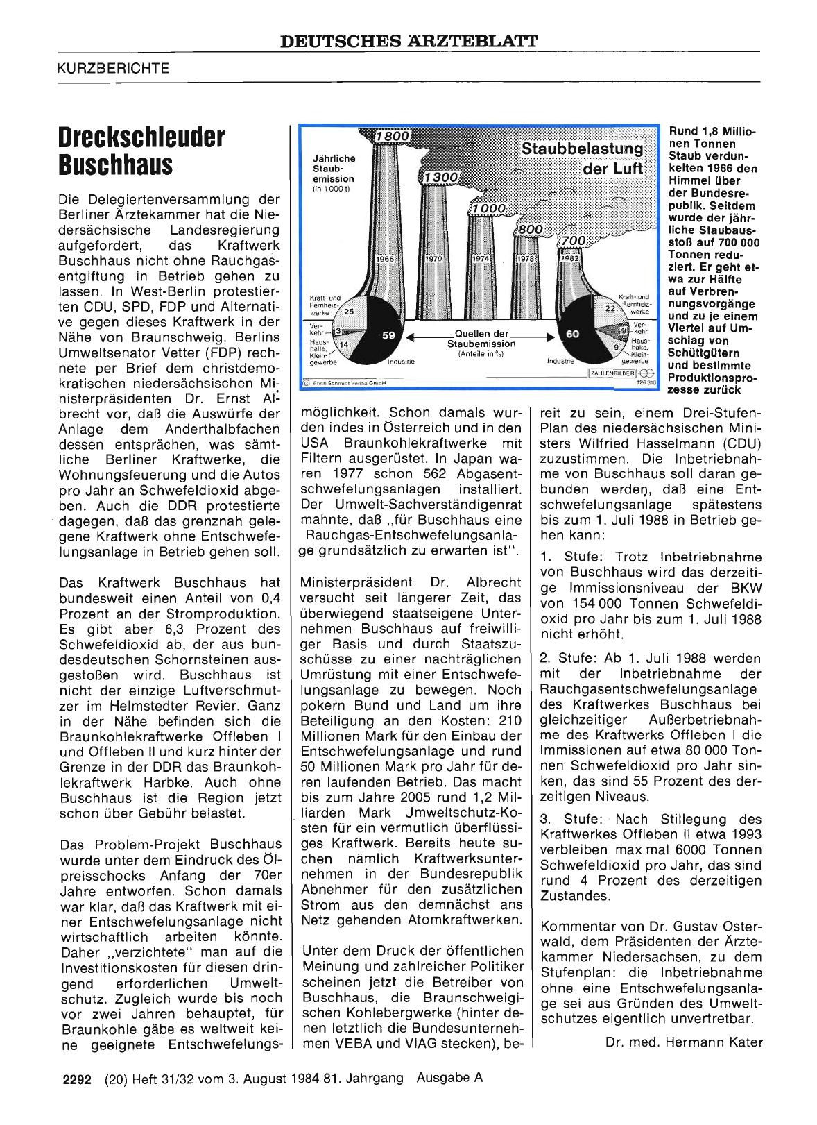 Vorschauseite 1: Dreckschleuder Buschhaus