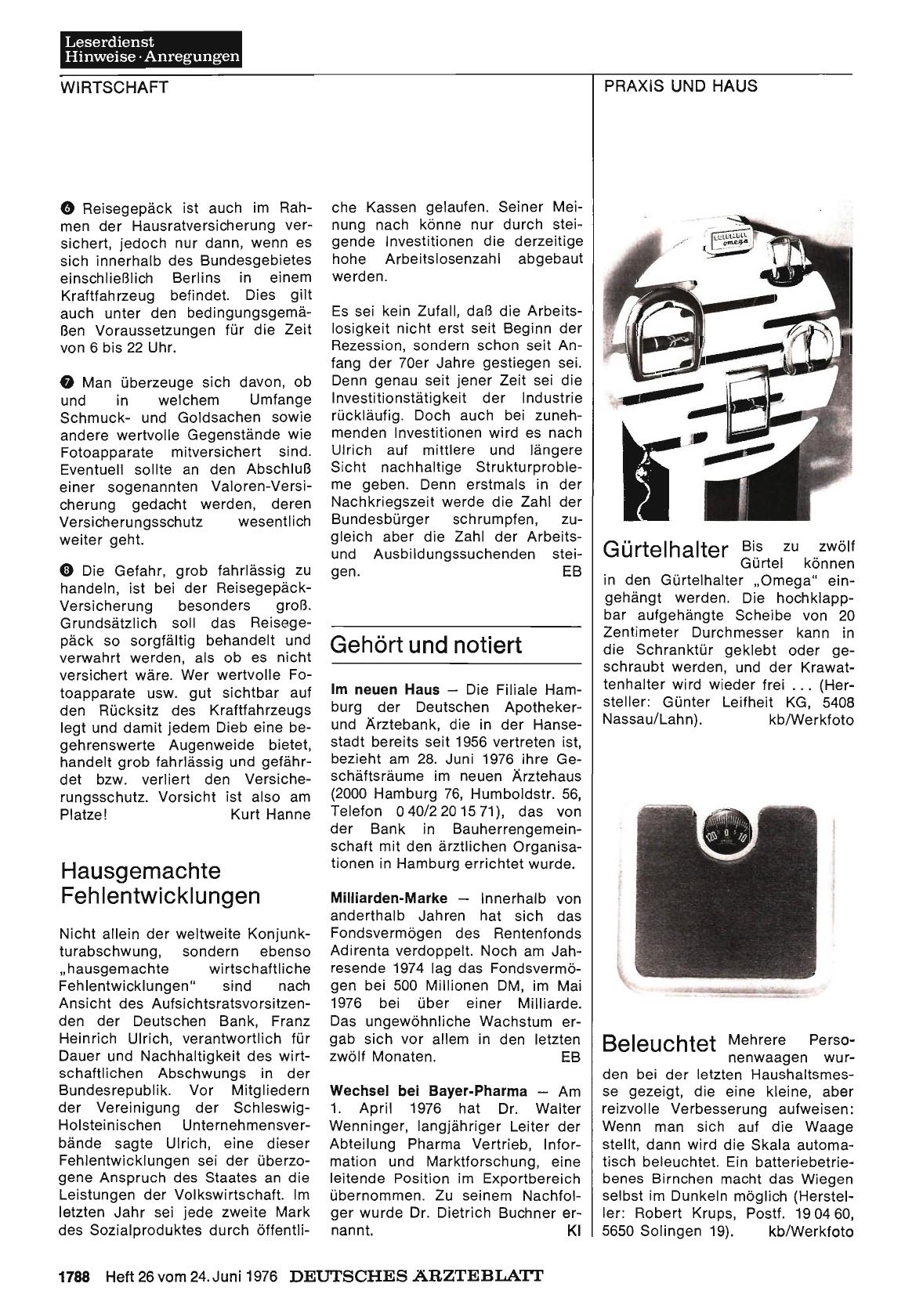 Vorschauseite 1: Hausgemachte Fehlentwicklungen