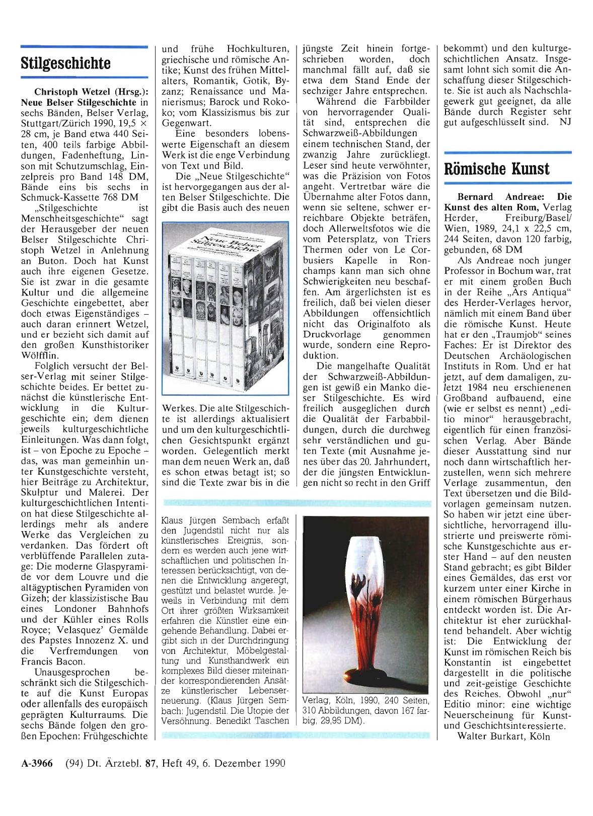 Vorschauseite 1: Stilgeschichte