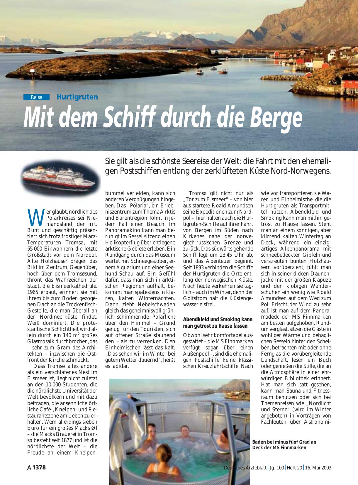 Vorschauseite 1: Hurtigruten: Mit dem Schiff durch die Berge