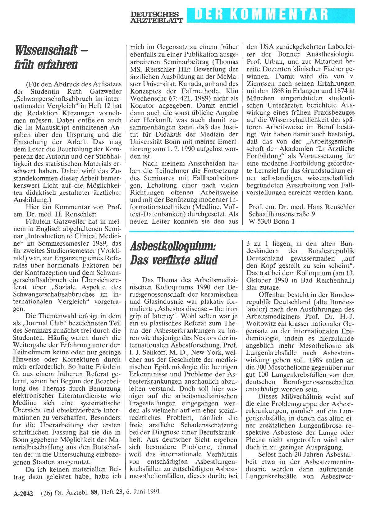 Vorschauseite 1: Wissenschaft – früh erfahren