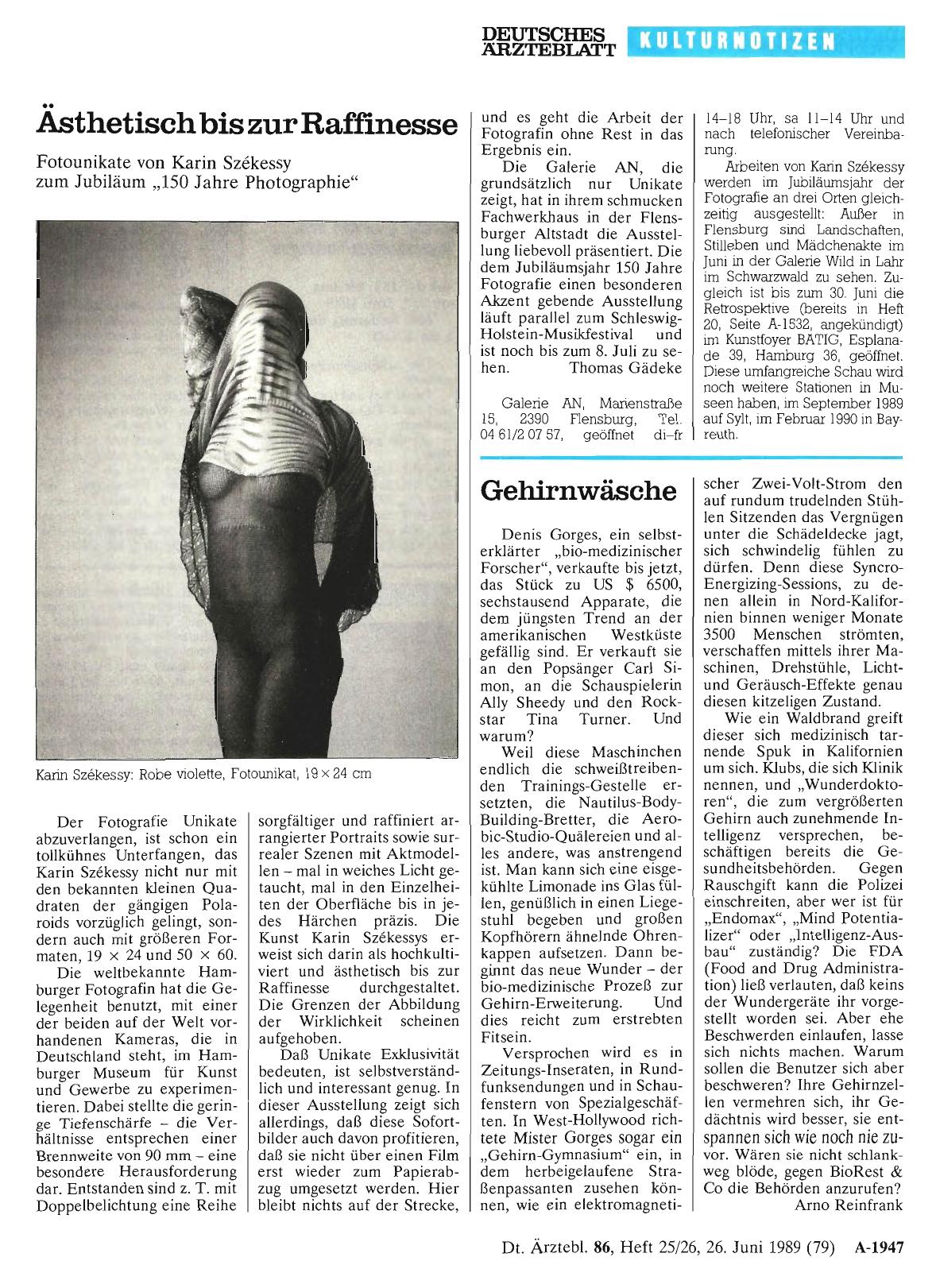 Vorschauseite 1: Hirnblutung: Gehirnwäsche