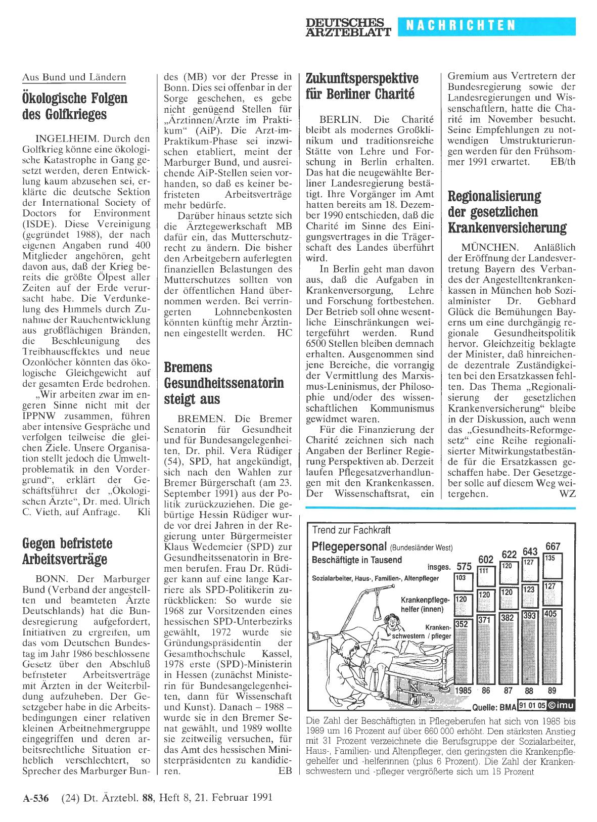 Vorschauseite 1: Regionalisierung der gesetzlichen Krankenversicherung
