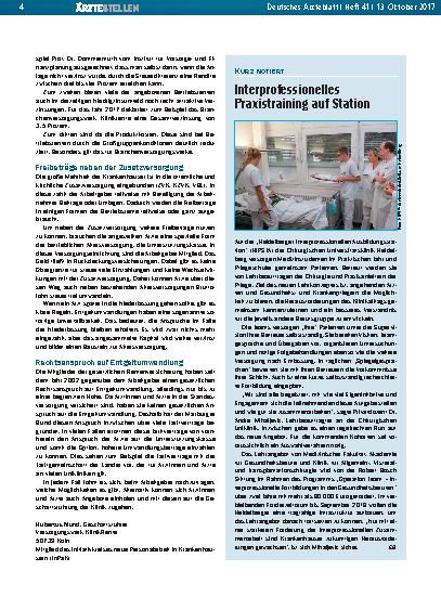 Vorschauseite 1: Interprofessionelles Praxistraining auf Station