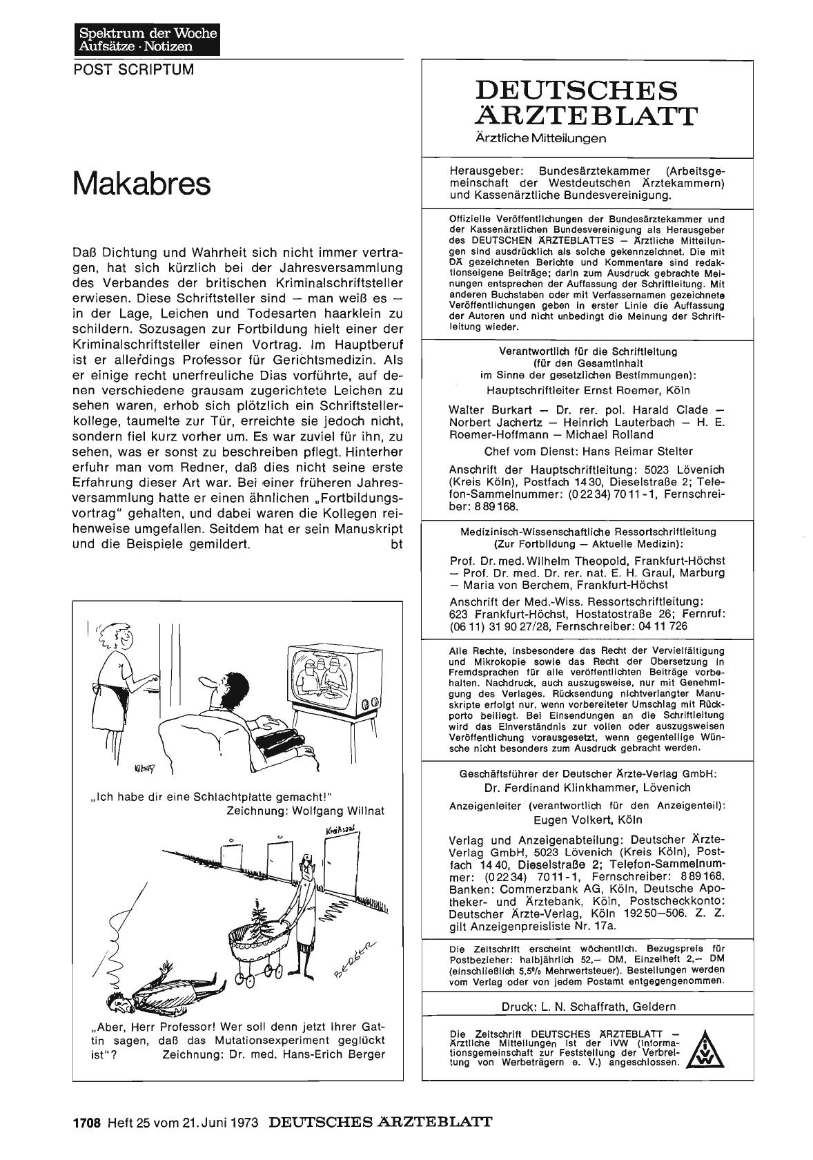 Vorschauseite 1: Makabres