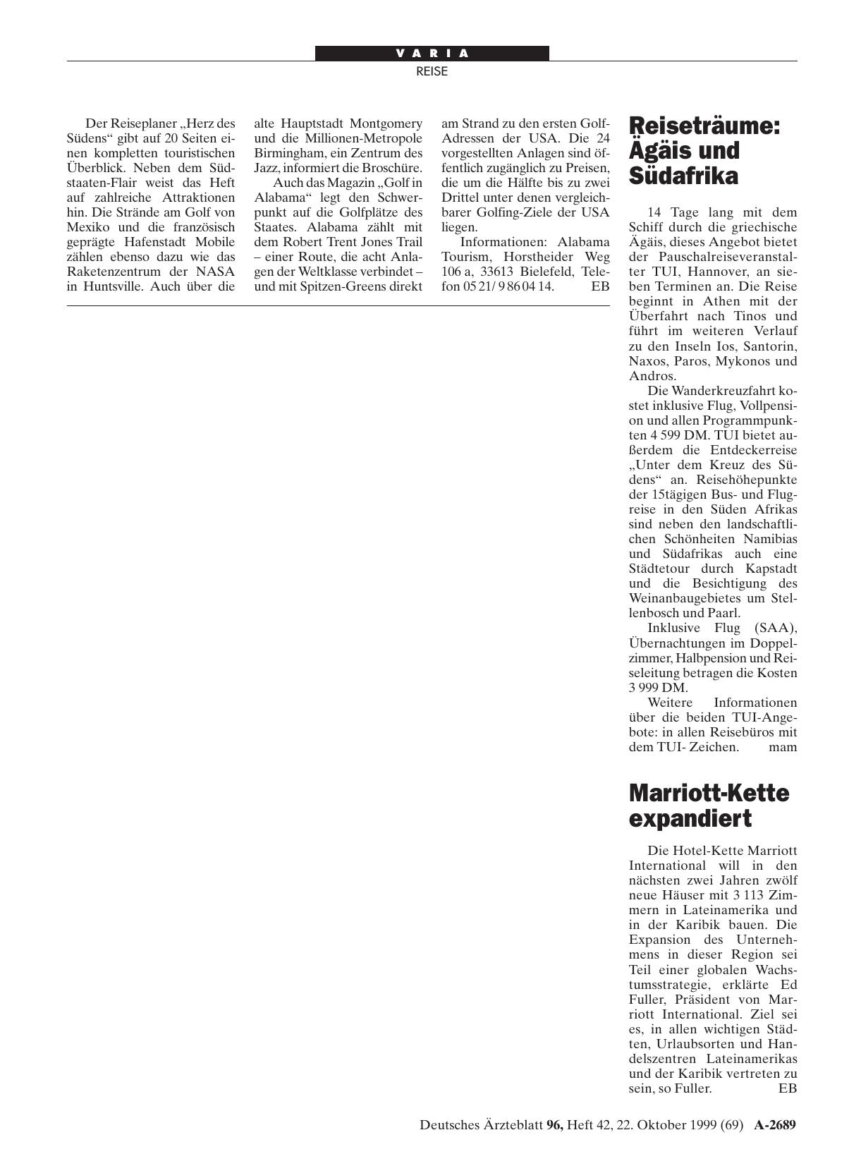 Vorschauseite 1: Marriott-Kette expandiert