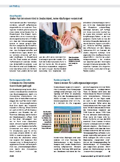 Vorschauseite 1: Bundessozialgericht: Klare Grenzen für Leistungsauslagerungen