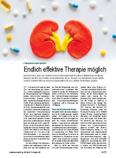 Vorschauseite 1: Diabetische Nephropathie: Endlich effektive Therapie möglich