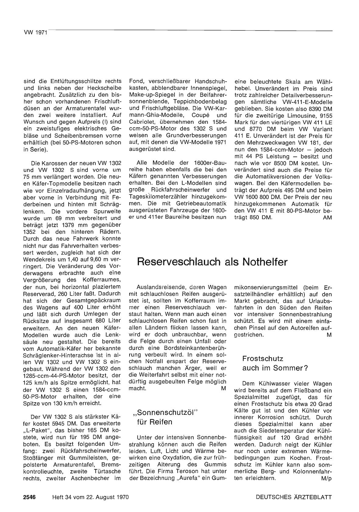 Vorschauseite 1: „Sonnenschutzöl" für Reifen