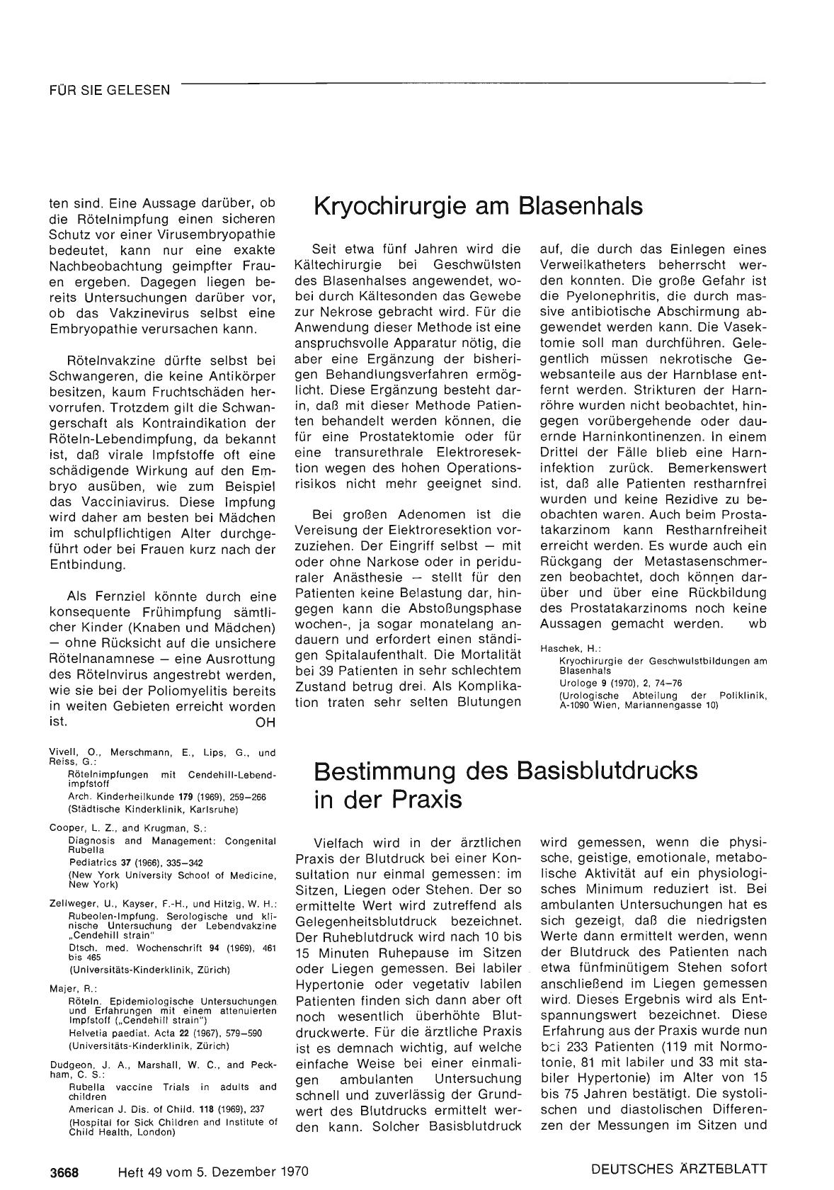 Vorschauseite 1: Bestimmung des Basisblutdrucks in der Praxis