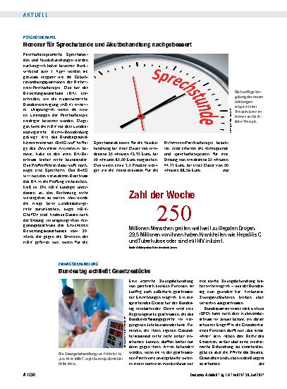 Vorschauseite 1: Zwangsbehandlung: Bundestag schließt Gesetzeslücke