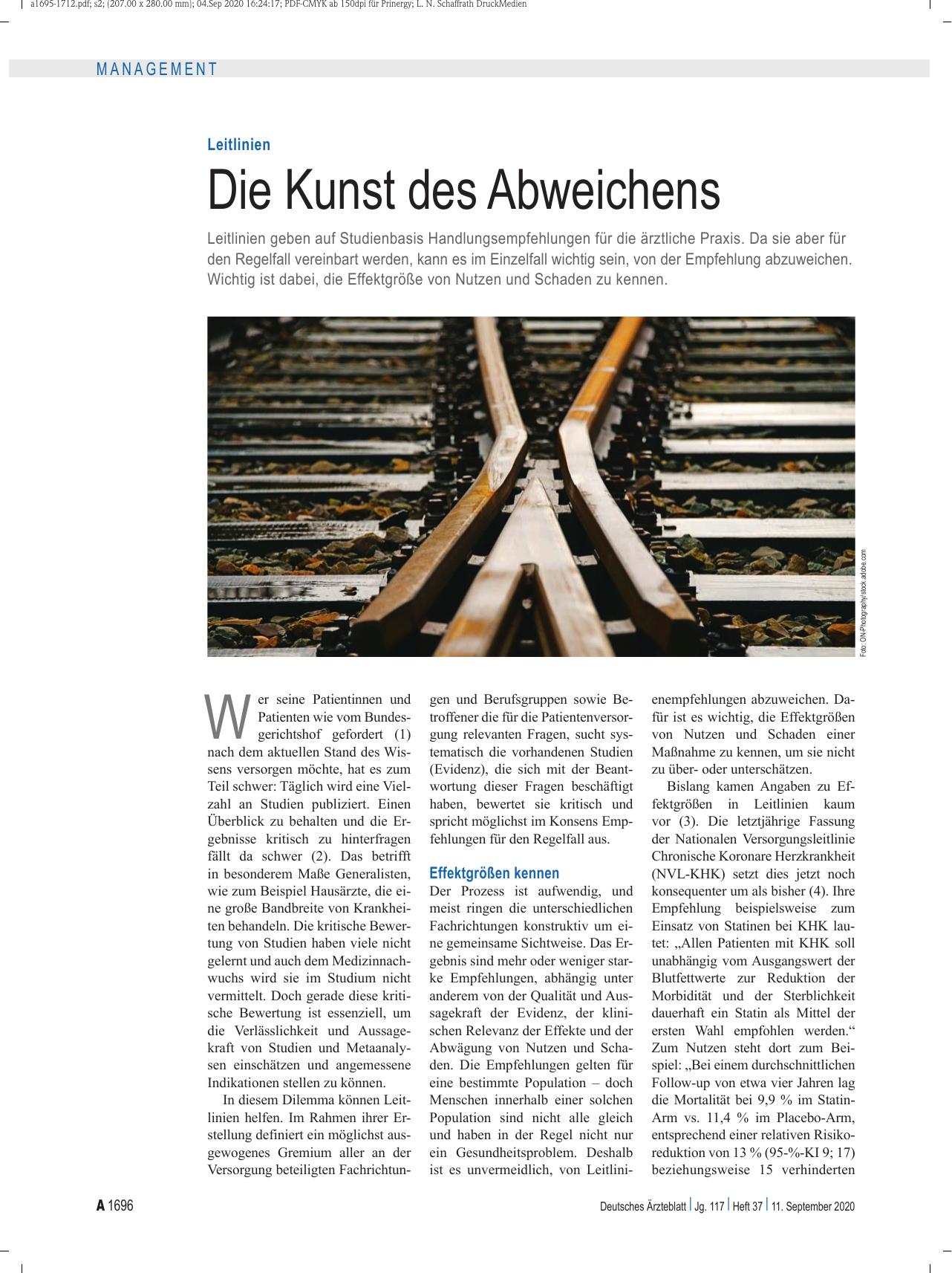 Vorschauseite 1: Leitlinien: Die Kunst des Abweichens