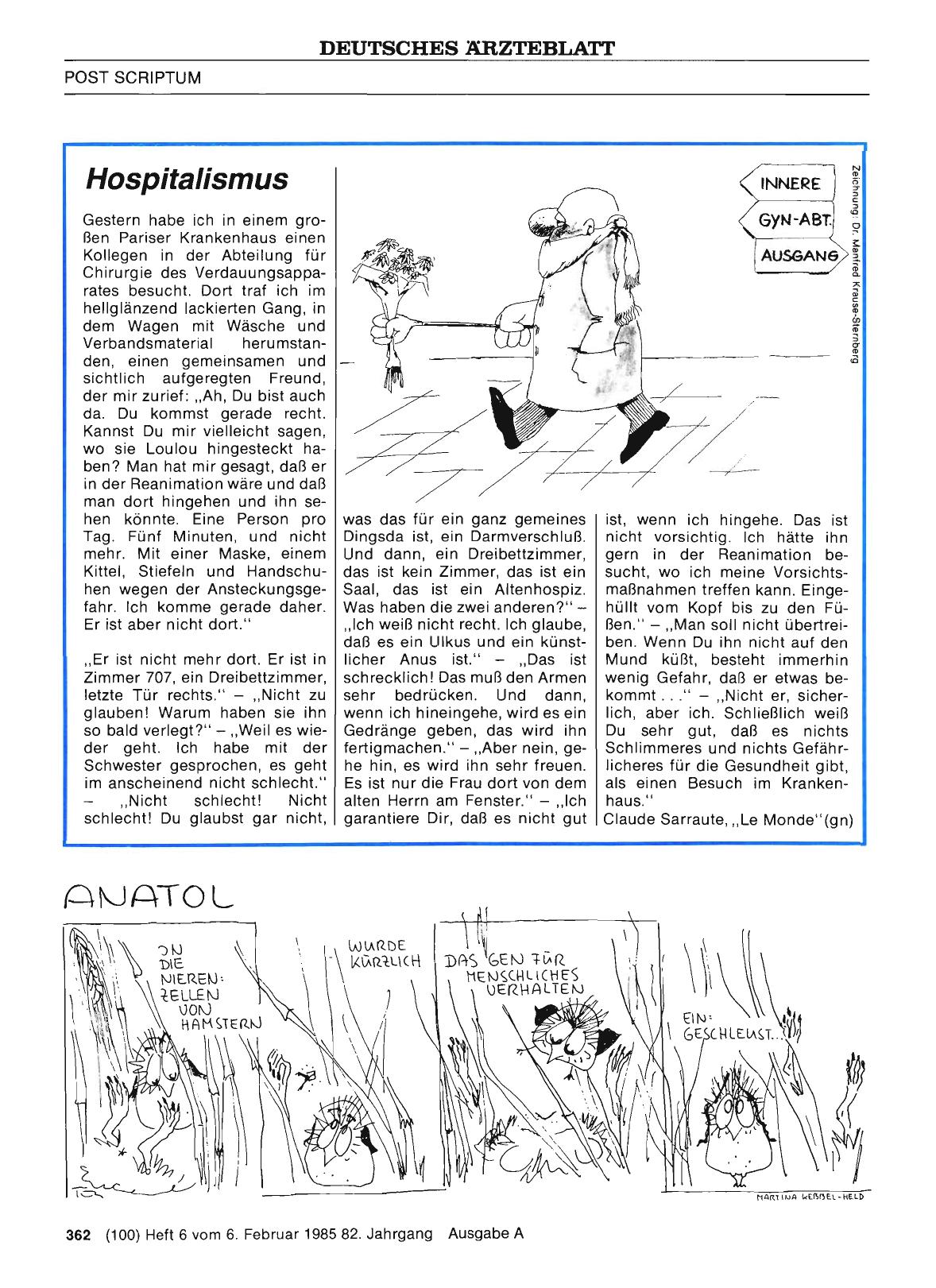 Vorschauseite 1: Hospitalismus