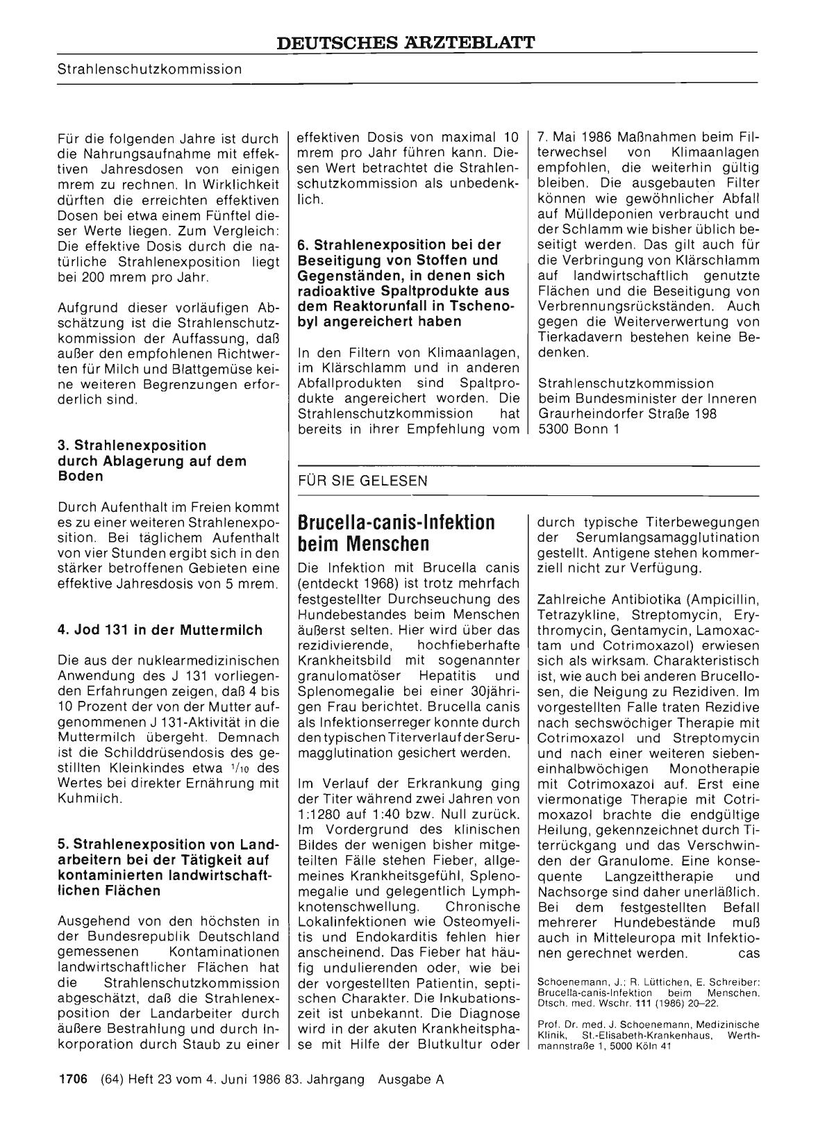 Vorschauseite 1: Brucella-canis-Infektion beim Menschen