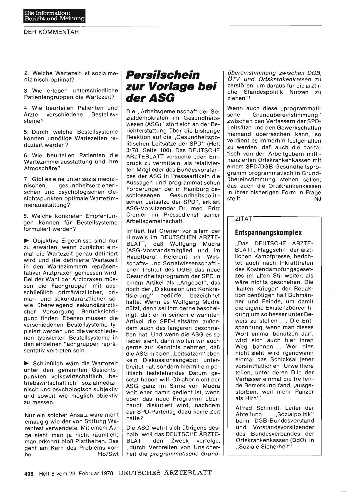 Vorschauseite 1: Persilschein zur Vorlage bei derASG