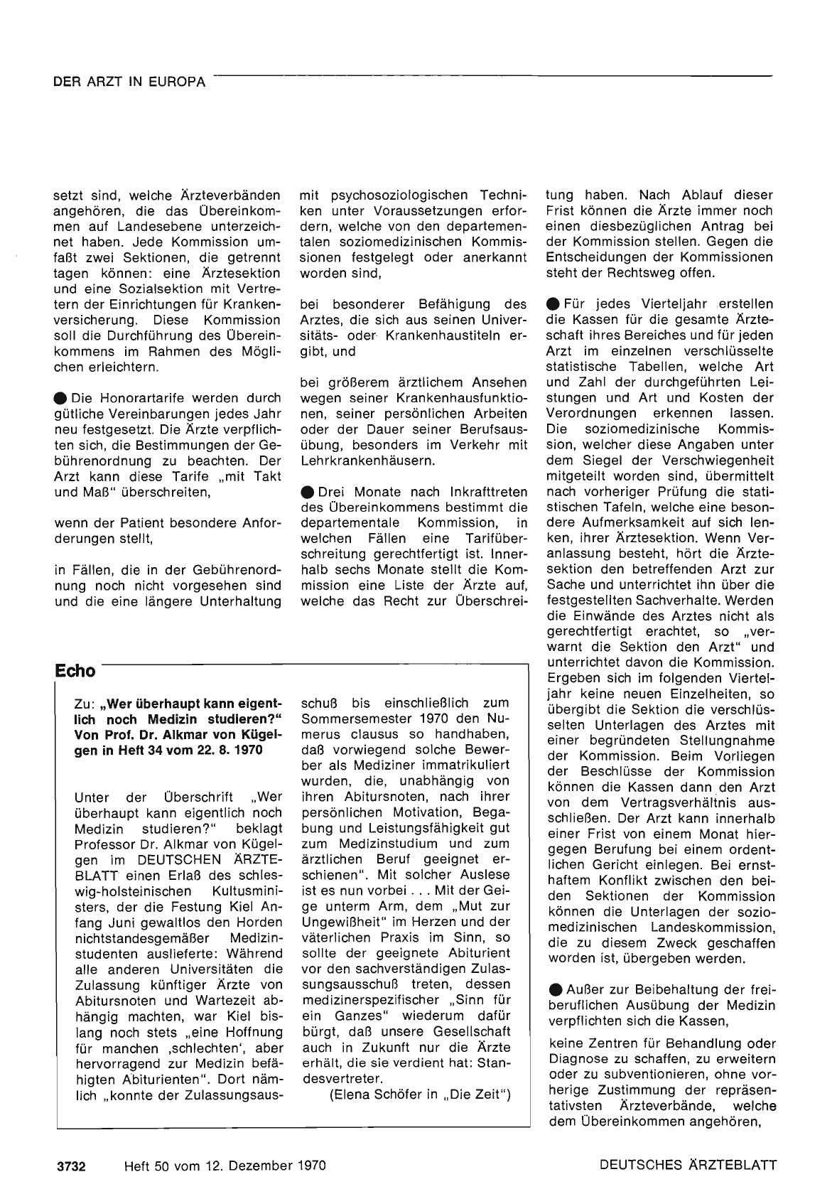 Vorschauseite 1: Zu: „Wer überhaupt kann eigentlich noch Medizin studieren? "