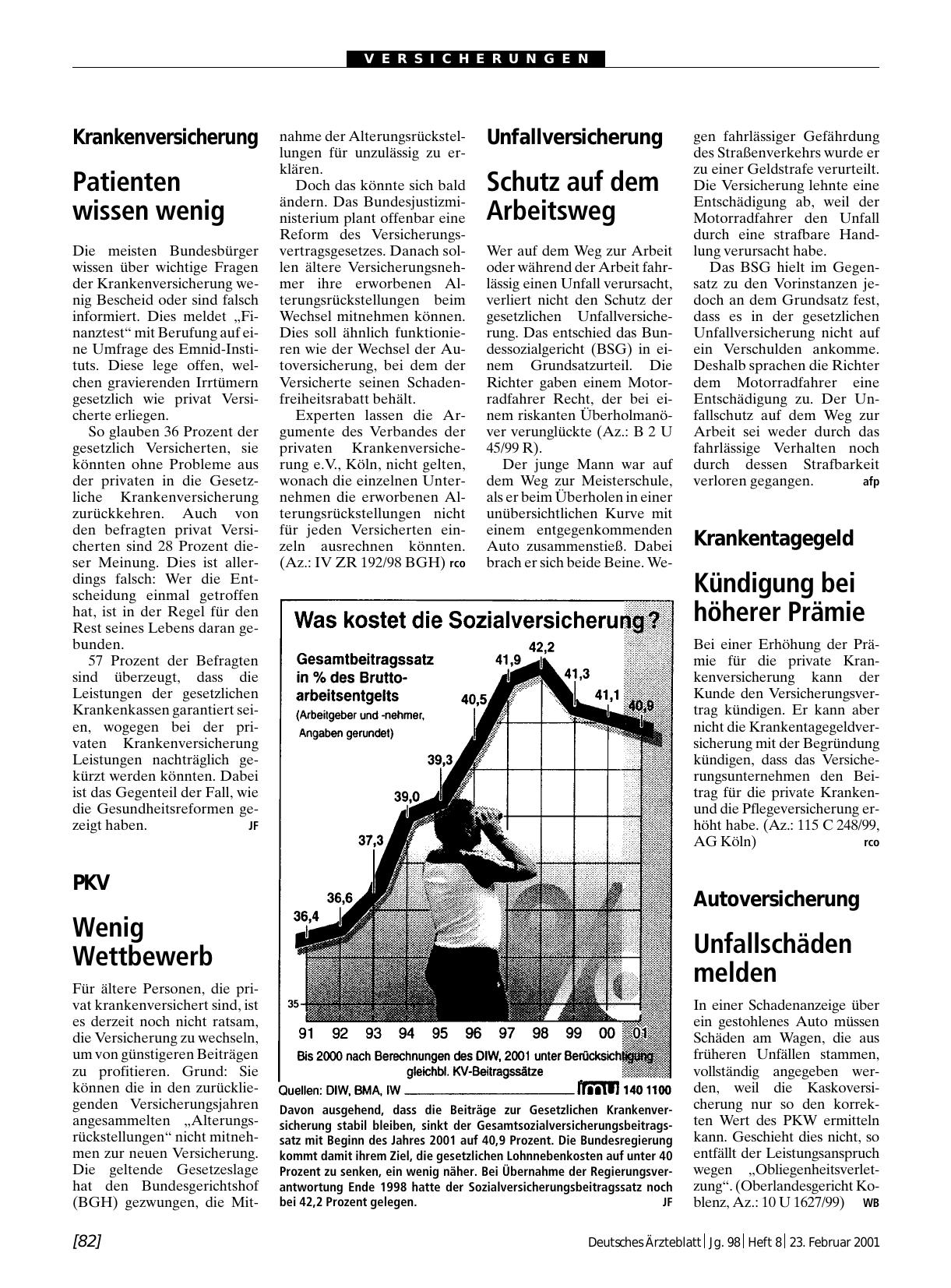 Vorschauseite 1: Was kostet die sozialversicherung?
