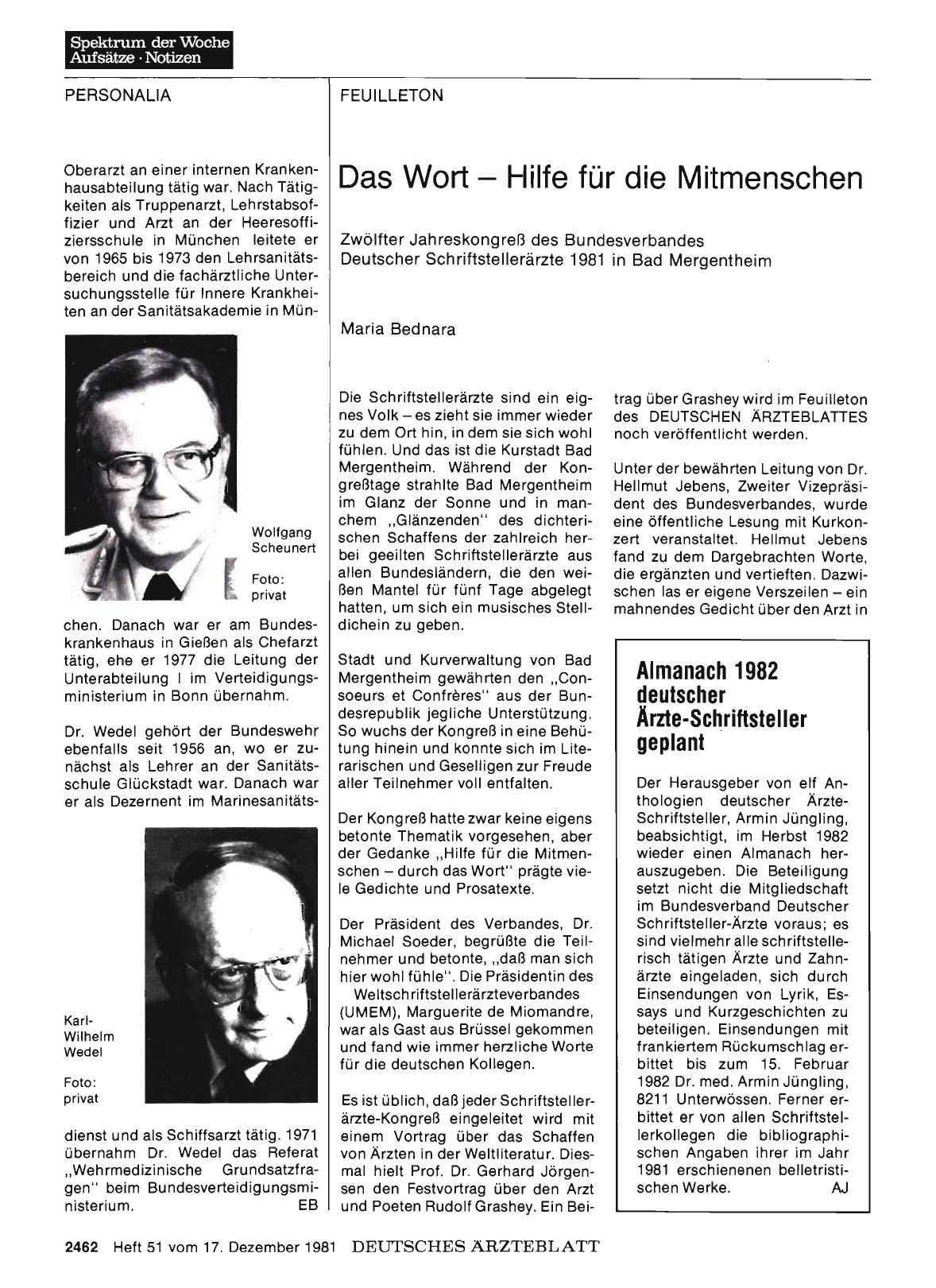 Vorschauseite 1: Das Wort — Hilfe für die Mitmenschen