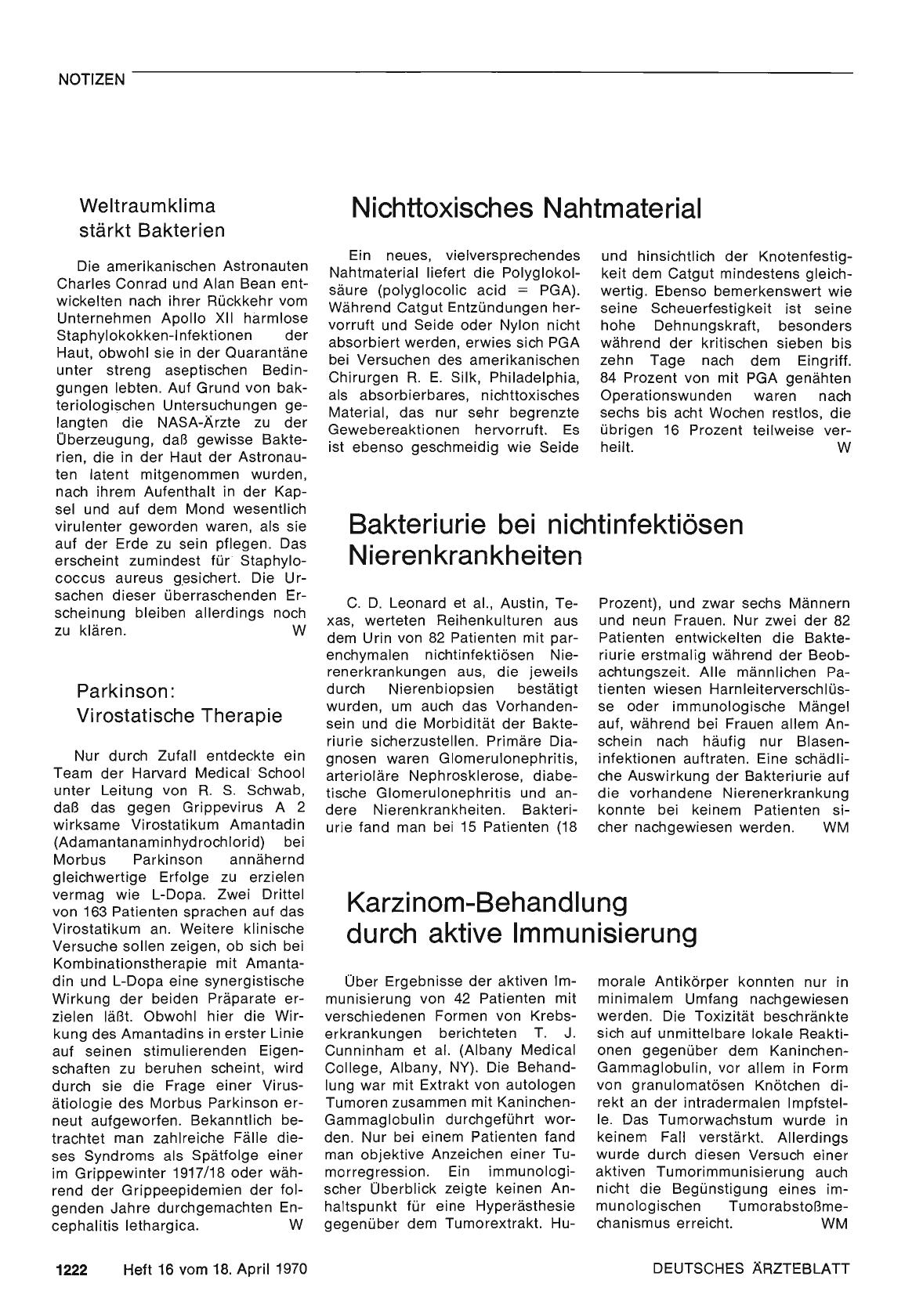 Vorschauseite 1: Parkinson: Virostatische Therapie