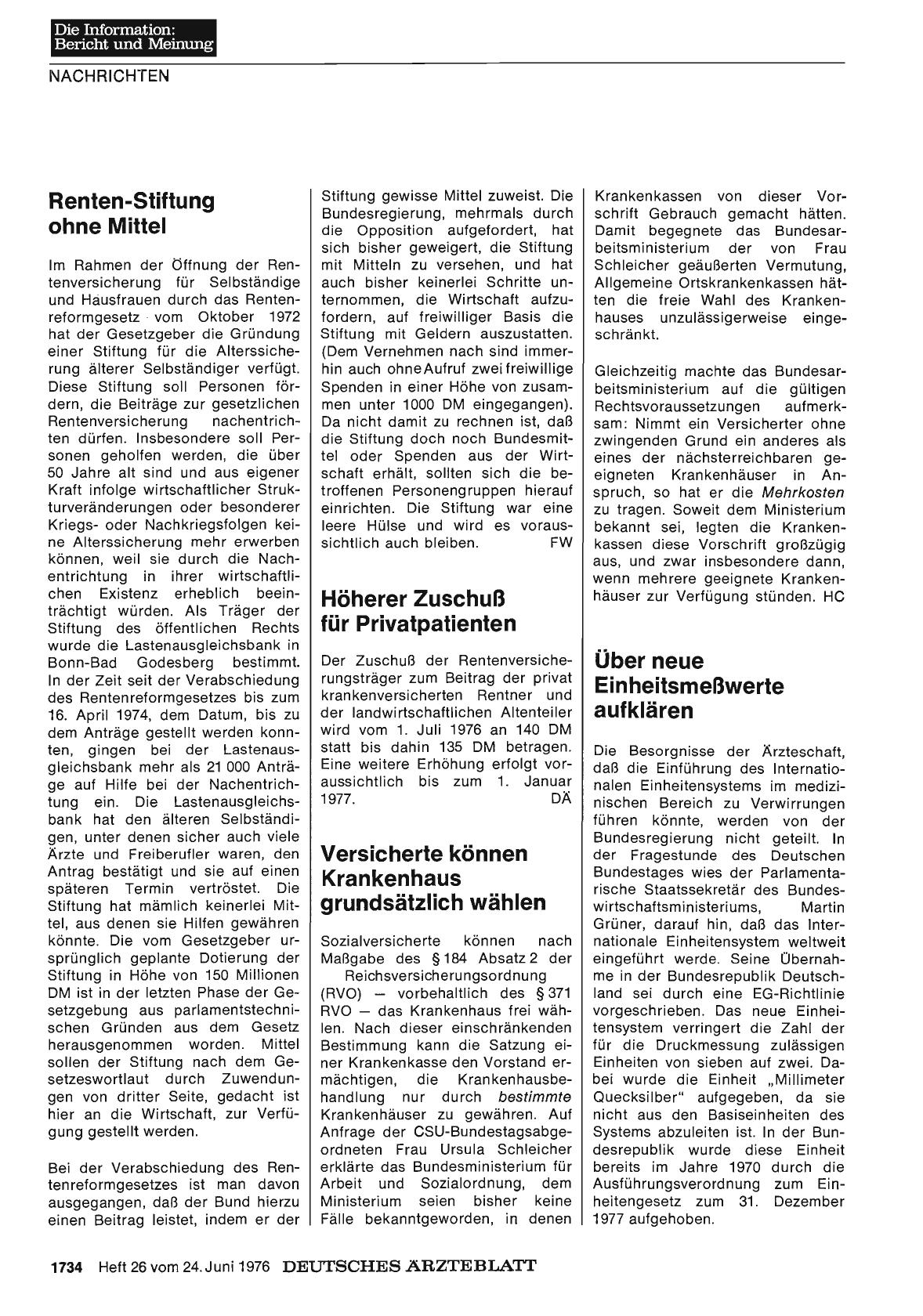 Vorschauseite 1: Renten-Stiftung ohne Mittel