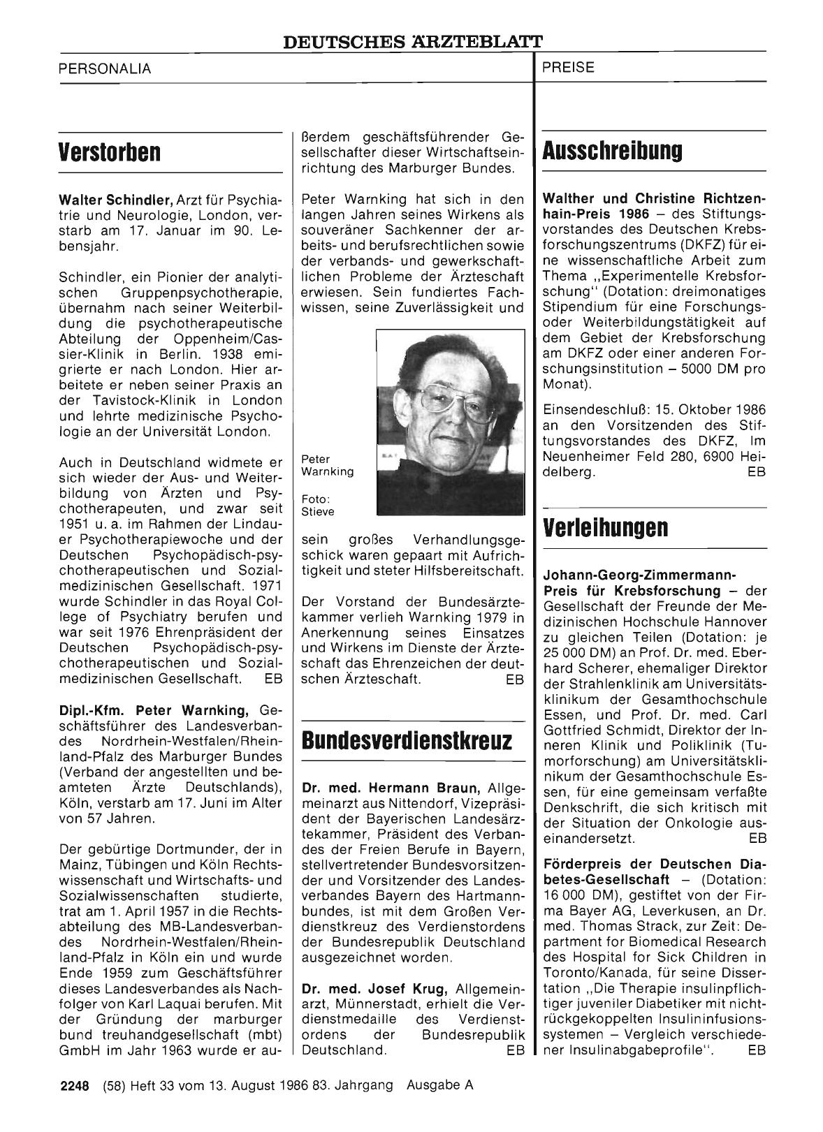 Vorschauseite 1: Bundesverdienstkreuz