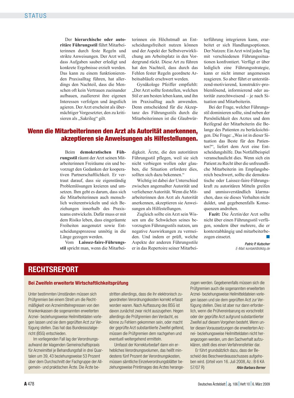 Vorschauseite 1: Bei Zweifeln erweiterte Wirtschaftlichkeitsprüfung