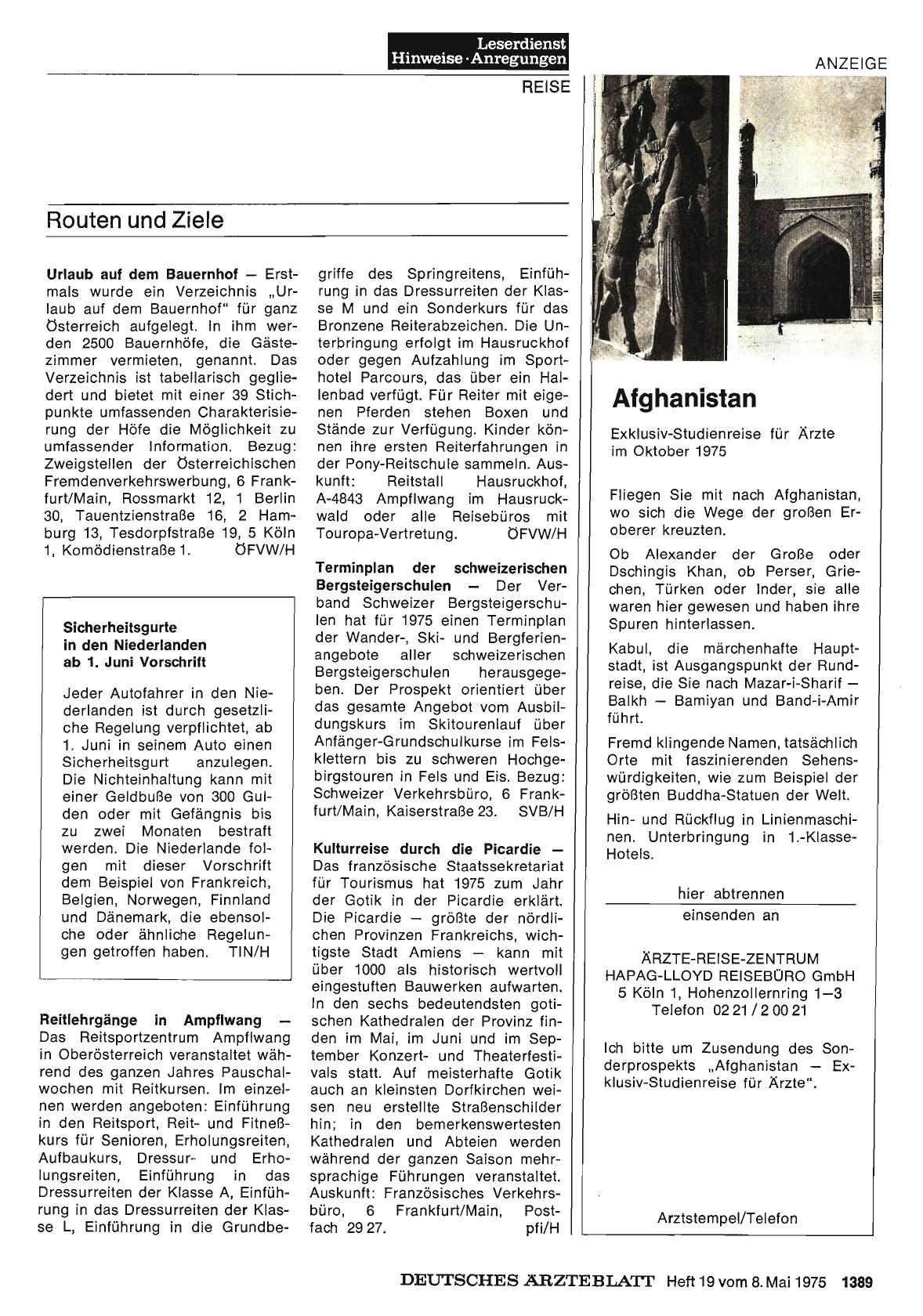 Vorschauseite 1: Routen und Ziele