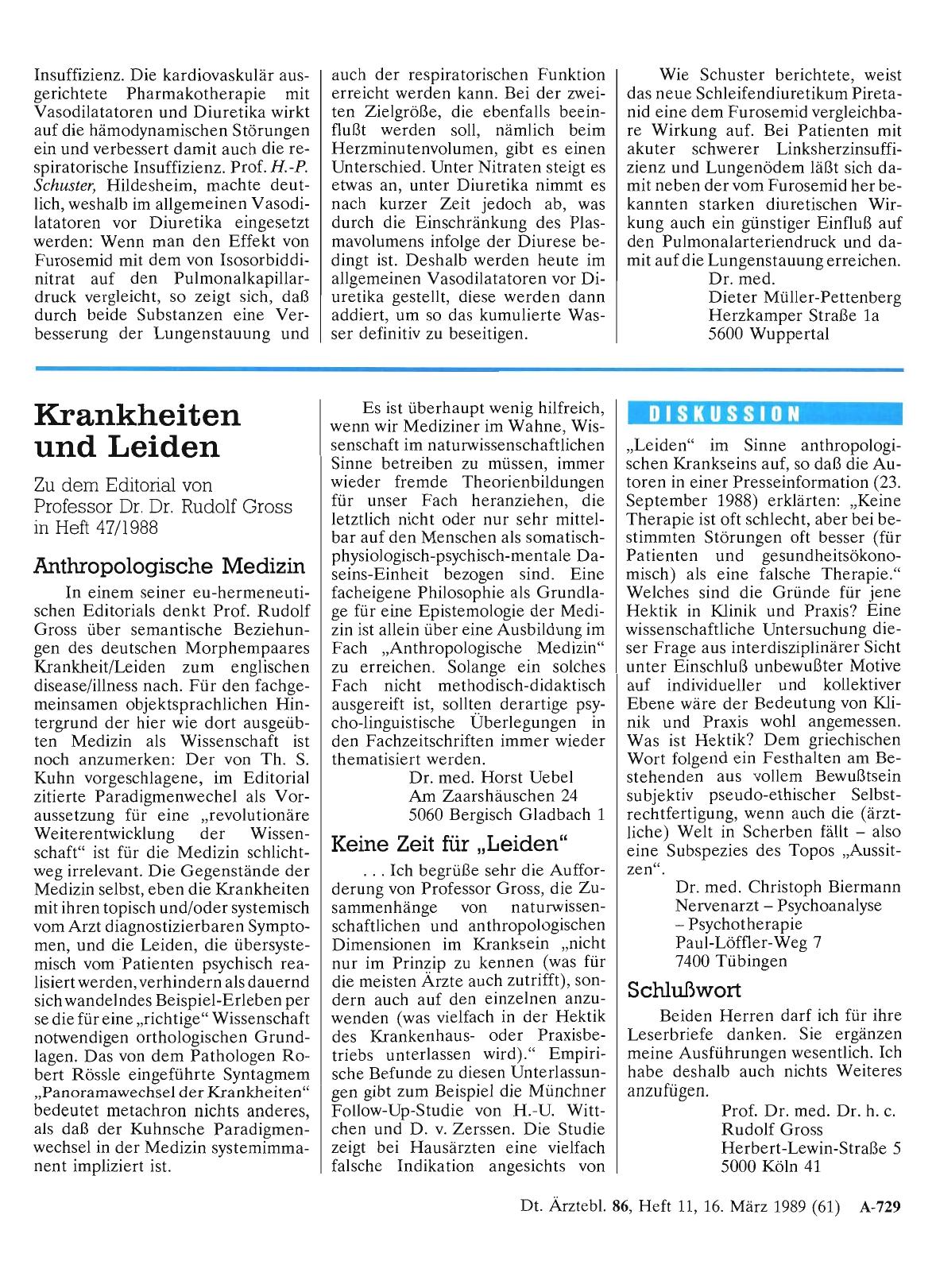 Vorschauseite 1: Krankheiten und Leiden: Keine Zeit für „Leiden“