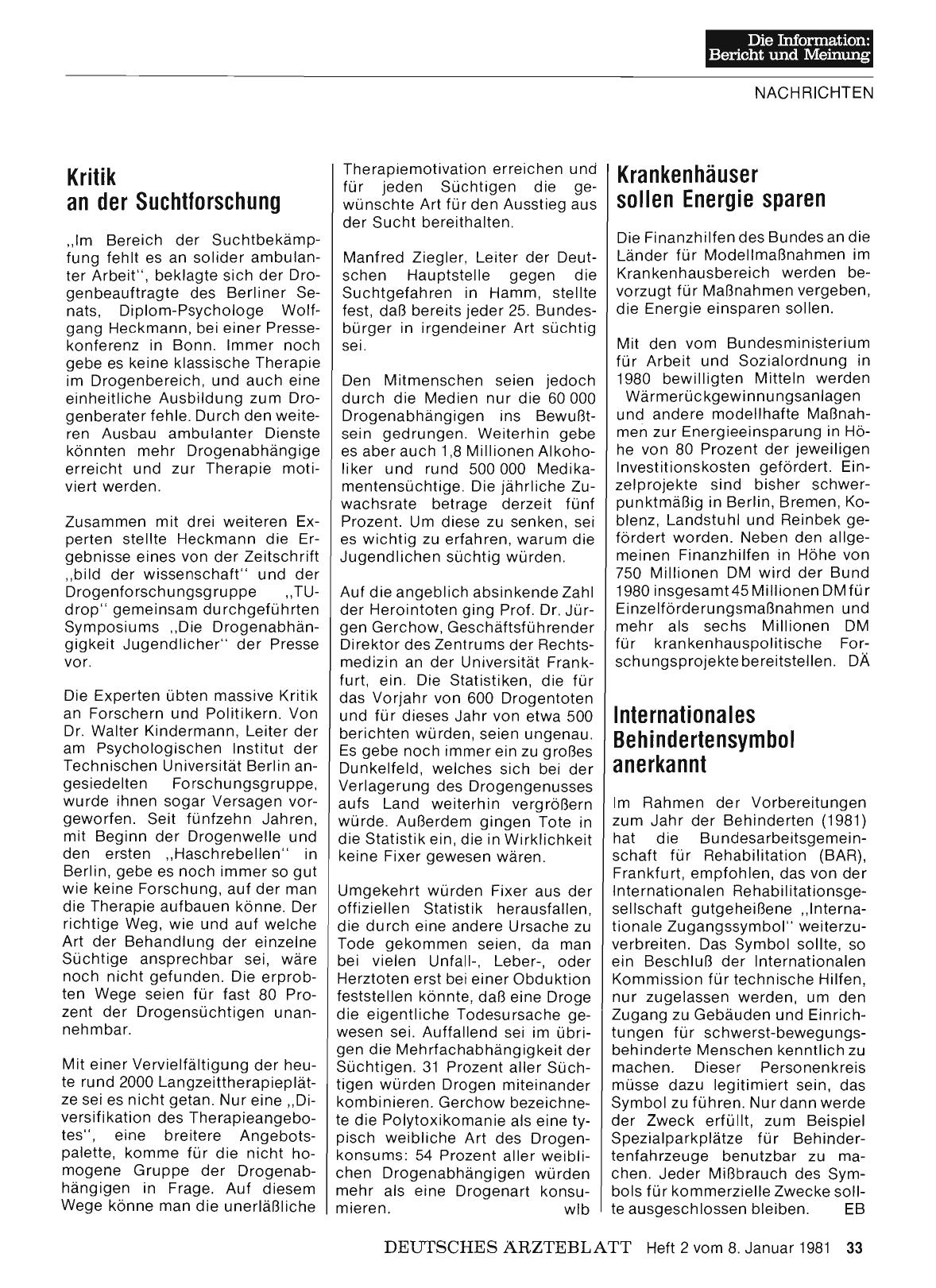 Vorschauseite 1: Kritik an der Suchtforschung