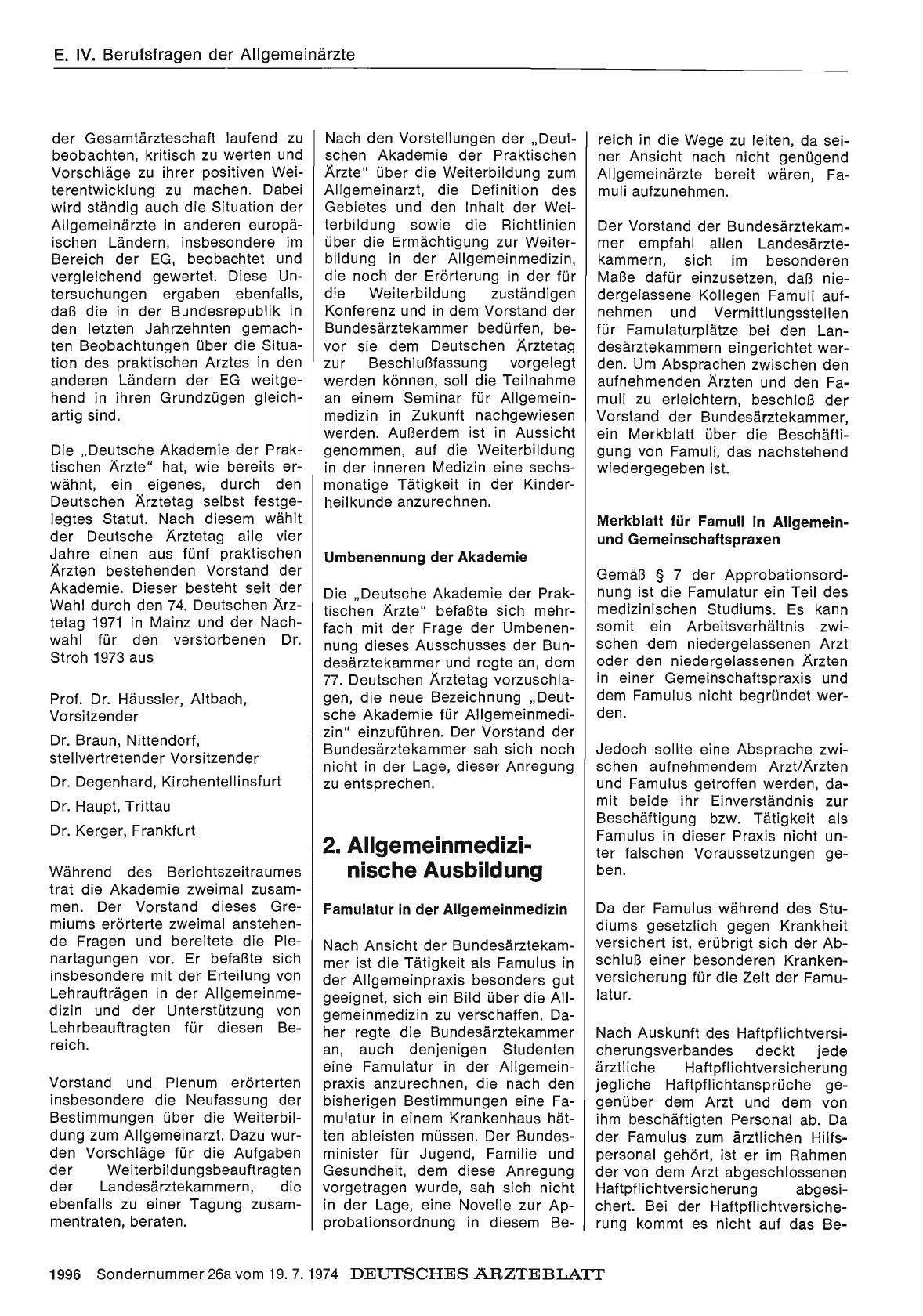 Vorschauseite 1: 2. Allgemeinmedizinische Ausbildung