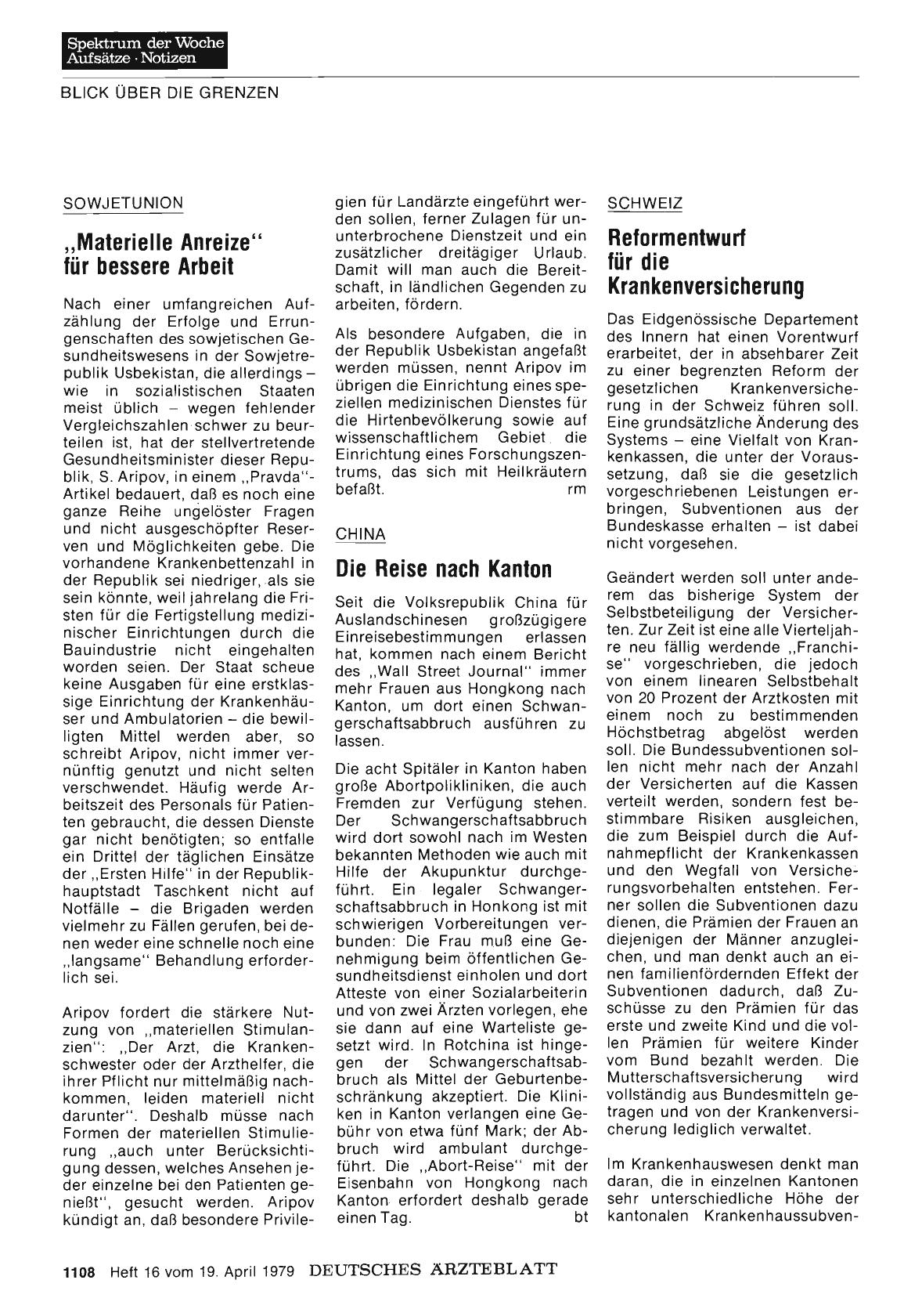Vorschauseite 1: Sowjetunion: „Materielle Anreize“ für bessere Arbeit