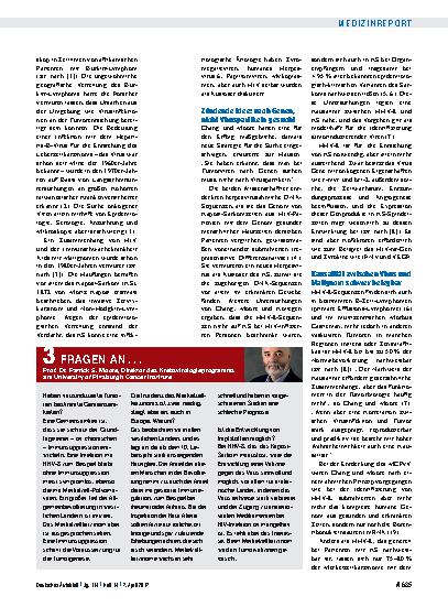 Vorschauseite 2: Onkogenese: Unter Verdacht – Wie sich neue Tumorviren identifizieren lassen
