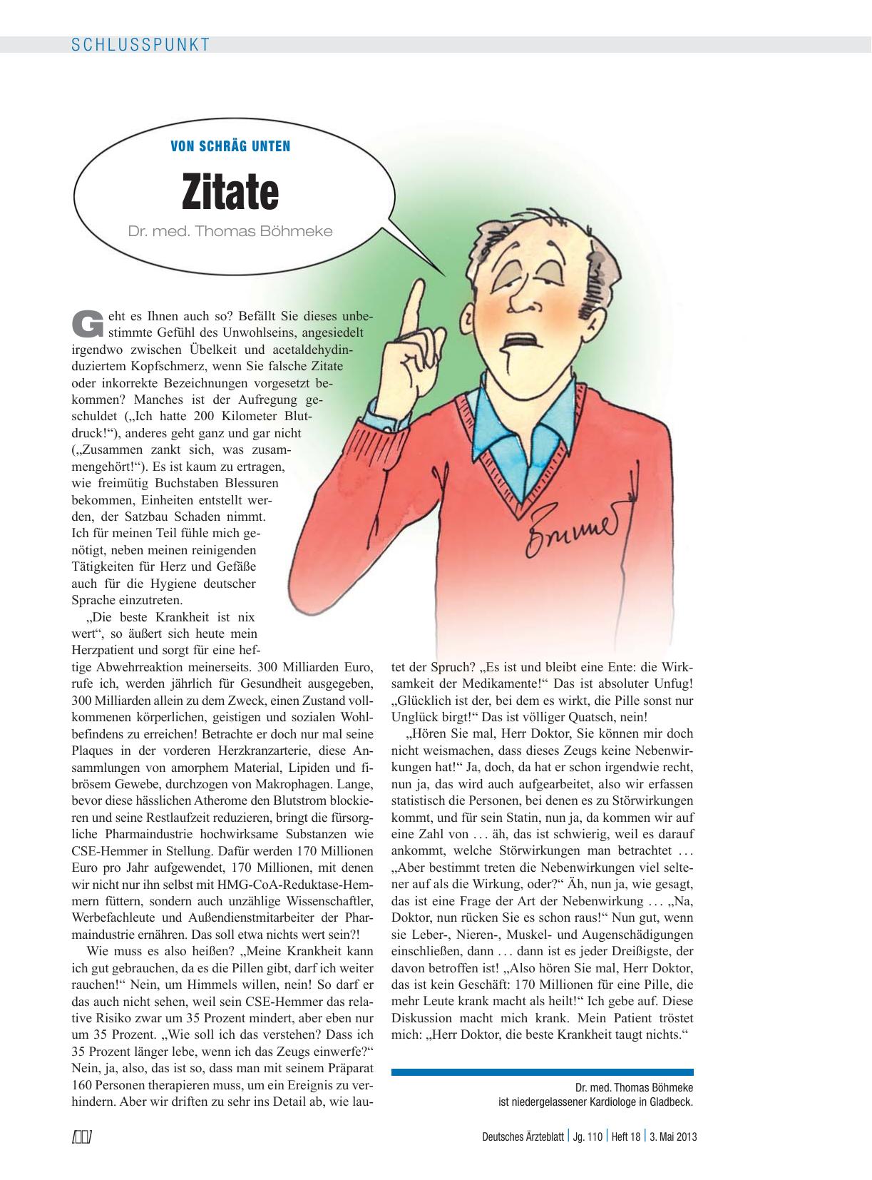 Vorschauseite 1: Von schräg unten: Zitate