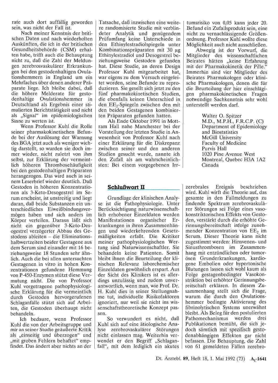 Vorschauseite 1: Gestoden: Schlußwort II