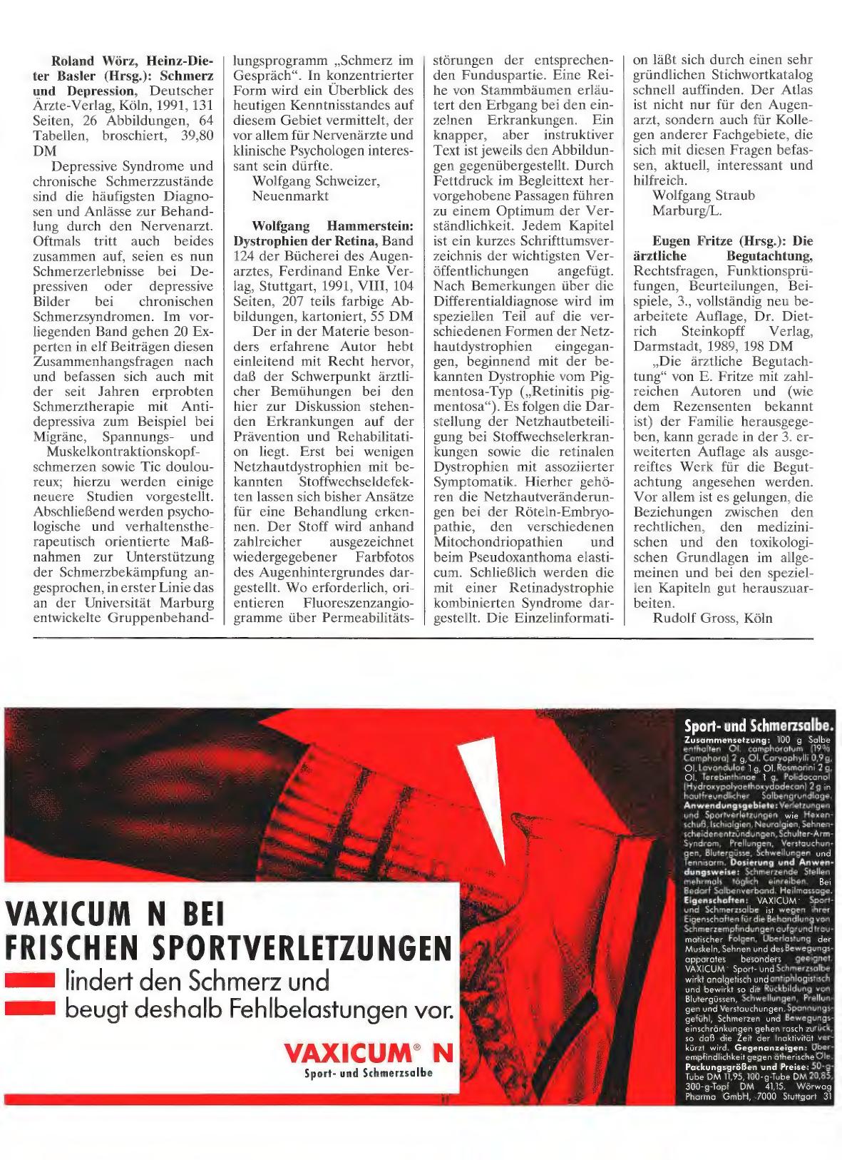 Vorschauseite 1: Roland Wörz, Heinz-Dieter Basler (Hrsg. ): Schmerz und Depression