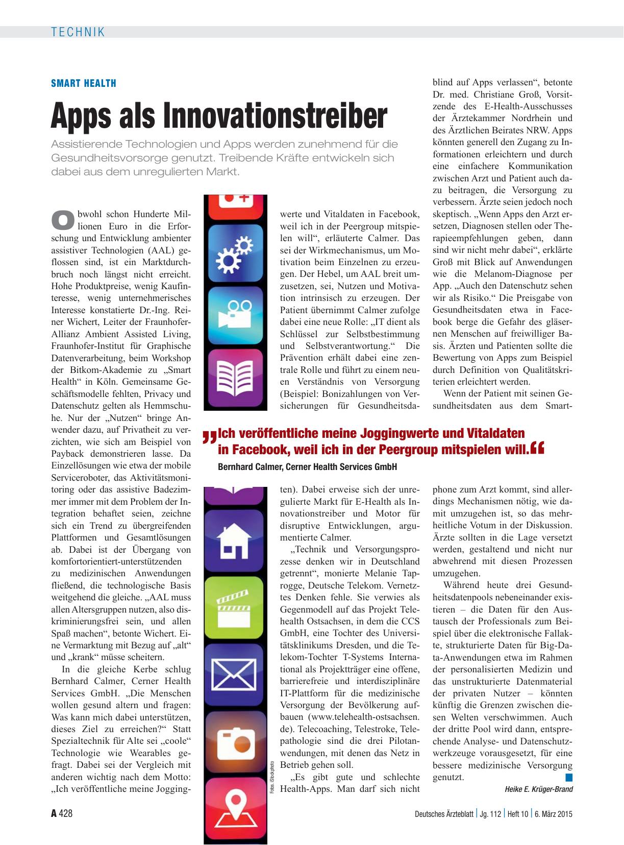 Vorschauseite 1: Smart Health: Apps als Innovationstreiber
