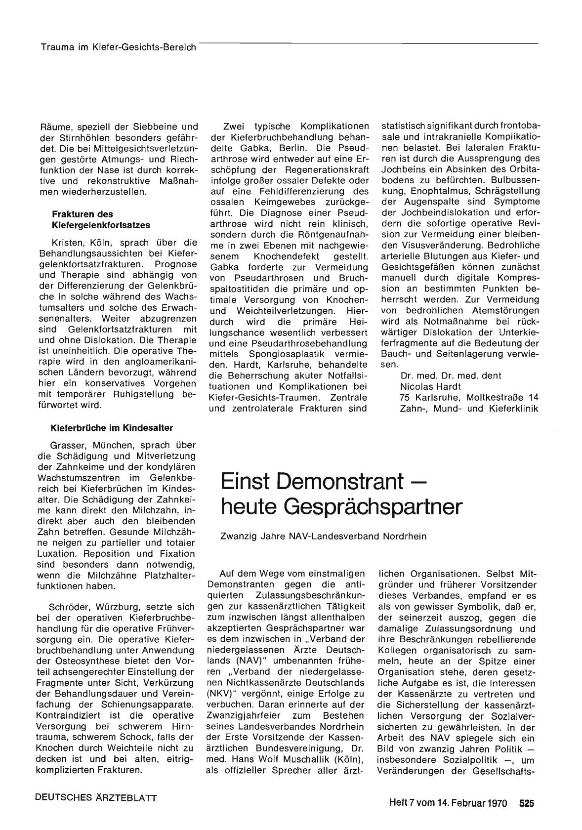 Vorschauseite 1: Einst Demonstrant heute Gesprächspartner