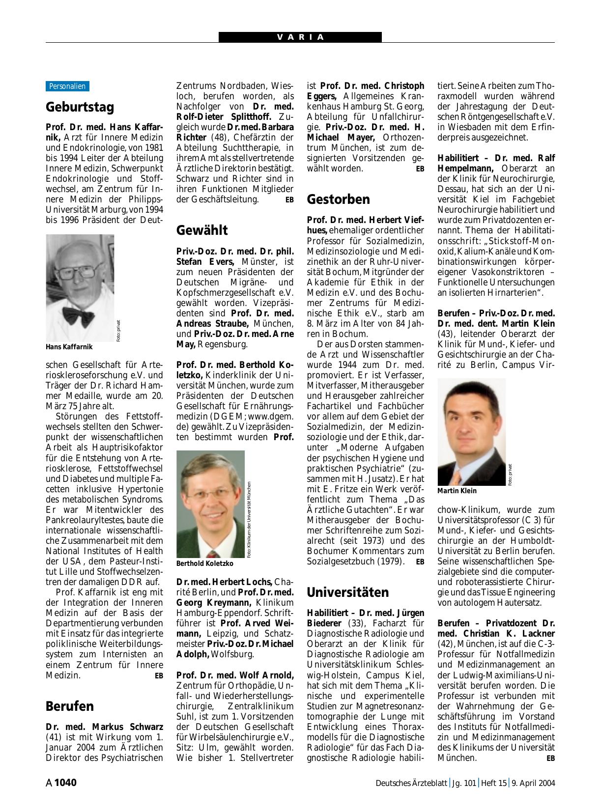 Vorschauseite 1: Gestorben