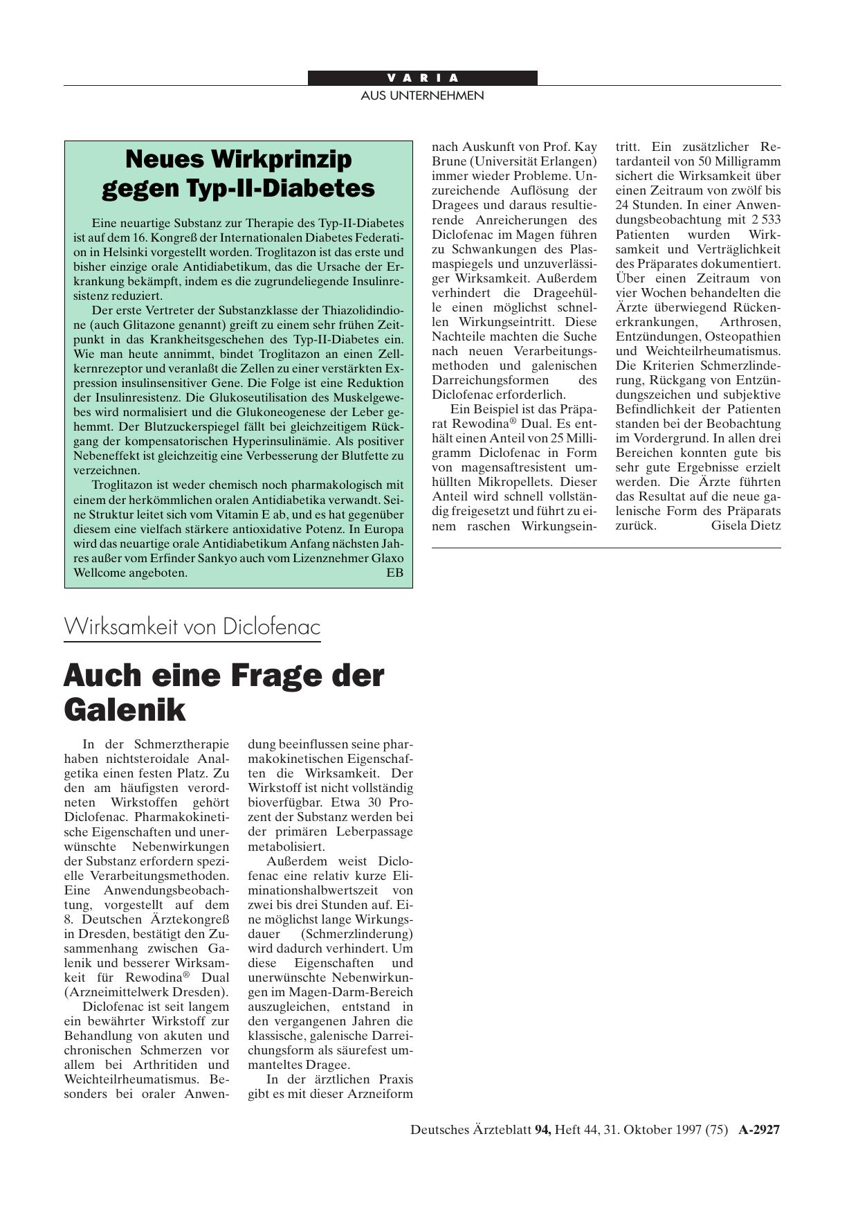 Vorschauseite 1: Neues Wirkprinzip gegen Typ-II-Diabetes