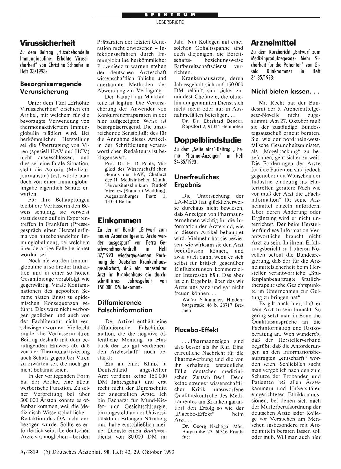 Vorschauseite 1: Einkommen: Diffamierende Falschinformation
