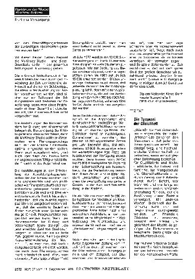 Vorschauseite 1: Die Tyrannei der Gleichheit