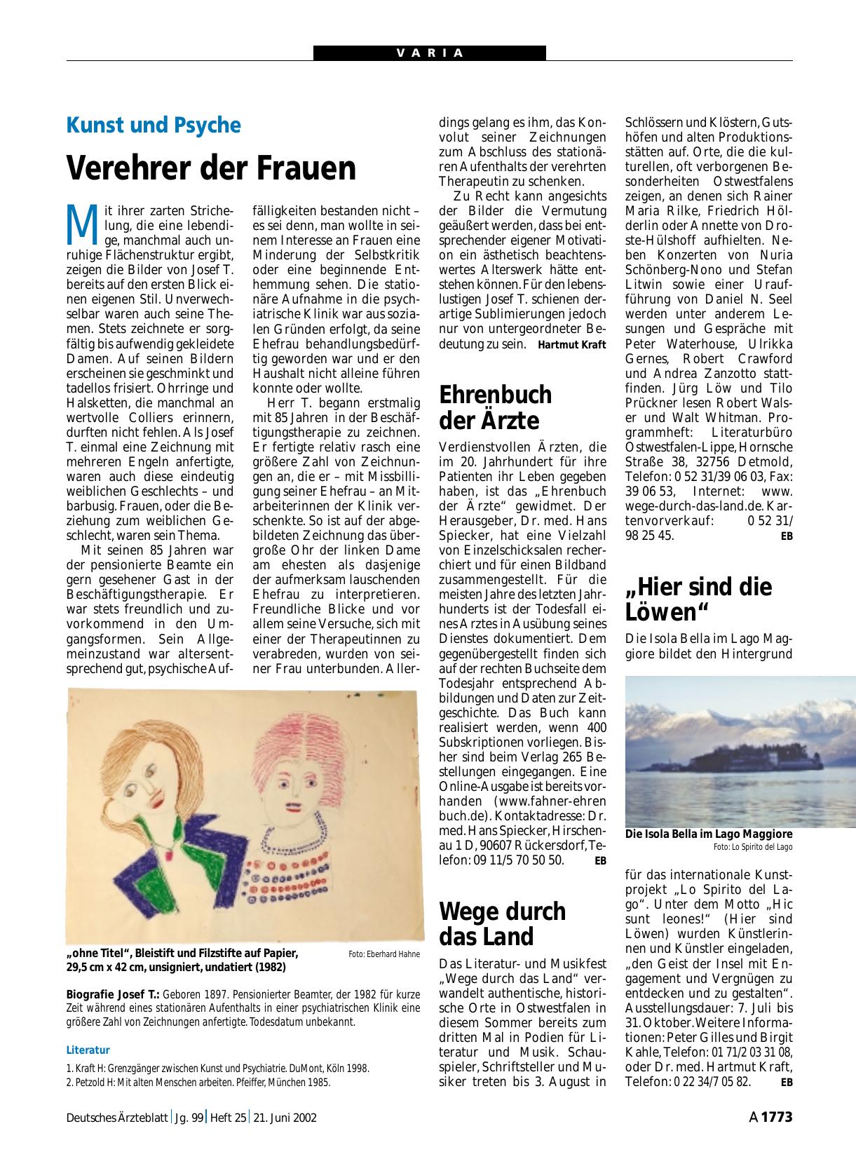 Vorschauseite 1: Ehrenbuch der Ärzte