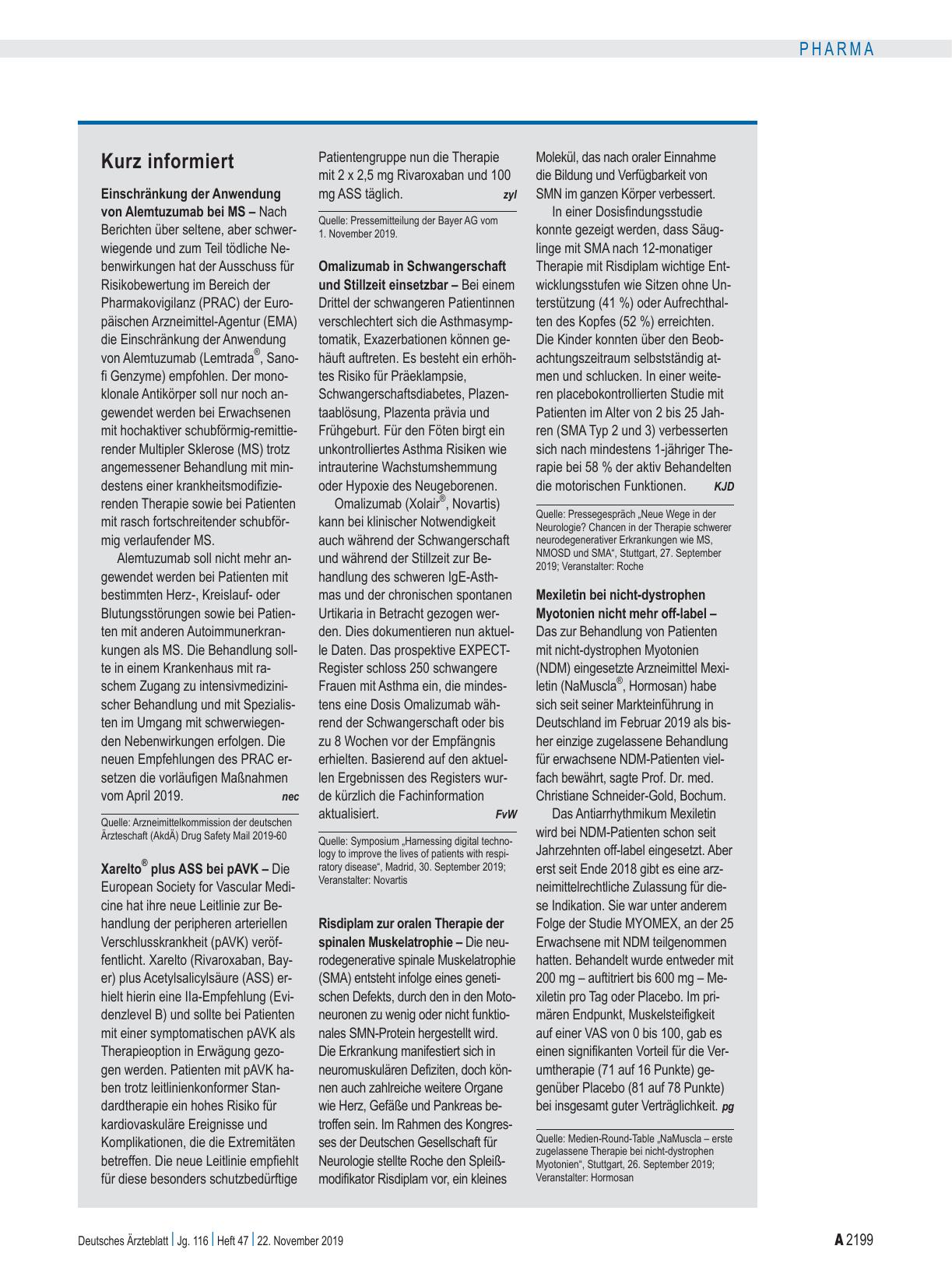 Vorschauseite 1: Kurz informiert