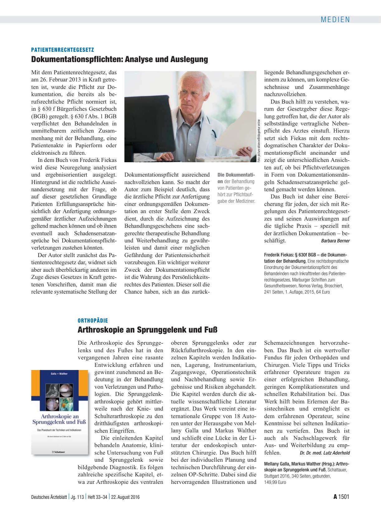 Vorschauseite 1: Patientenrechtegesetz: Dokumentationspflichten: Analyse und Auslegung
