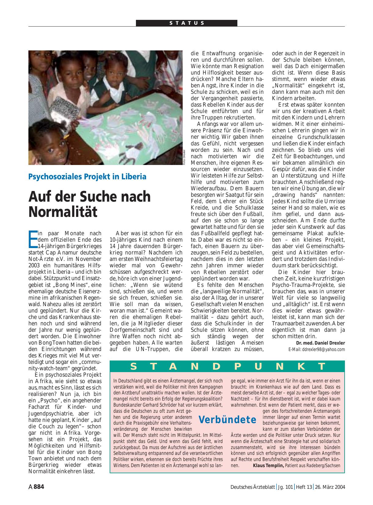 Vorschauseite 1: Standpunkt: Verbündete